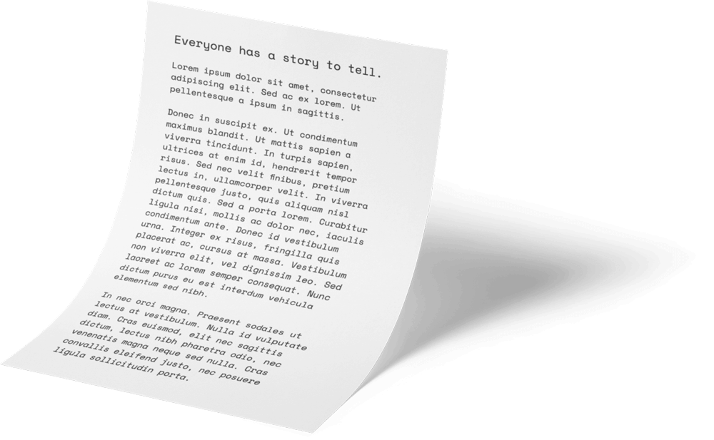 Feuille de texte